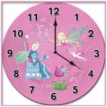 FAIRY WALL HANGING CHILDREN'S CLOCK